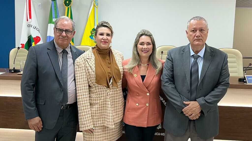 Imagem de compartilhamento para o artigo Vereadora Rosângela Marçal toma posse como presidente da Câmara de Costa Rica da MS Todo dia